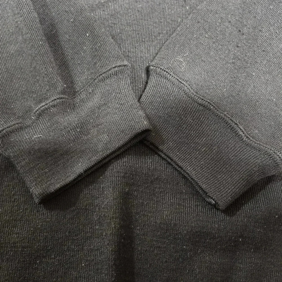 Italian Green Coast Yachting water repellent wool dark blue v-neck sweater - Picture 3 of 3